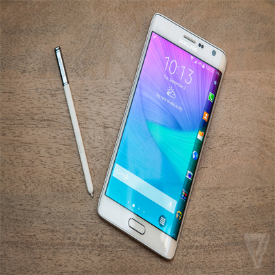 Samsung unveils 5.6 inch display Galaxy Note Edge